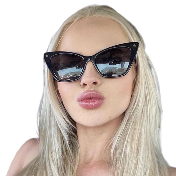 50’s Retro Throwback Cat Eye Sunglasses ? FlyGirls Fly Kitten Sunnies ?❤️ main image 7